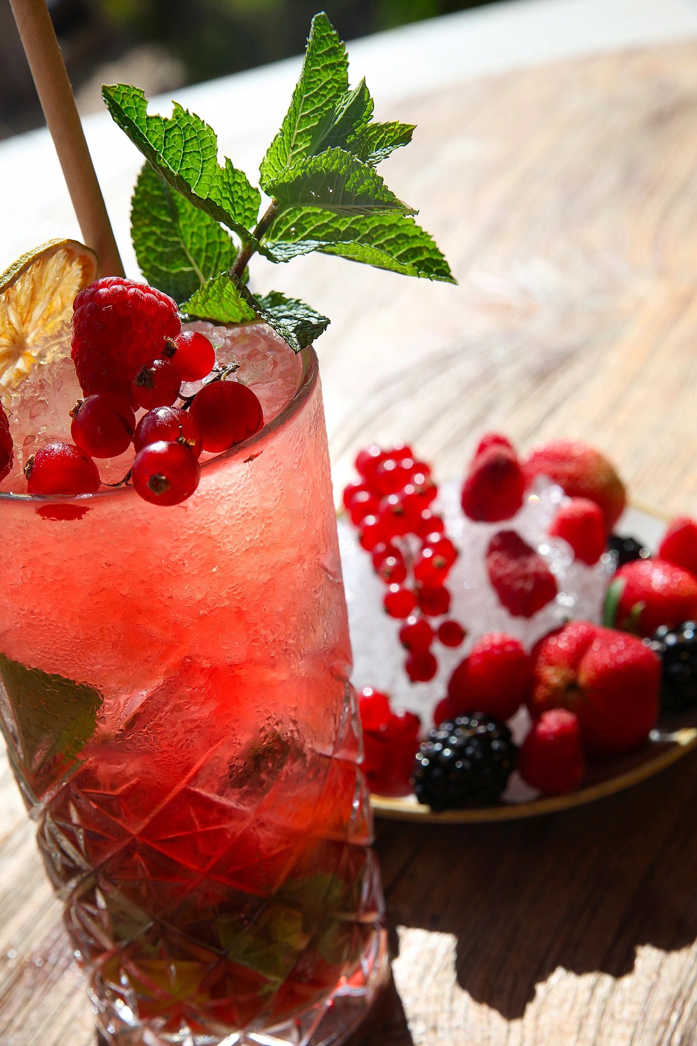 Cocktails de fruits rouges idéal pour les beaux jours
